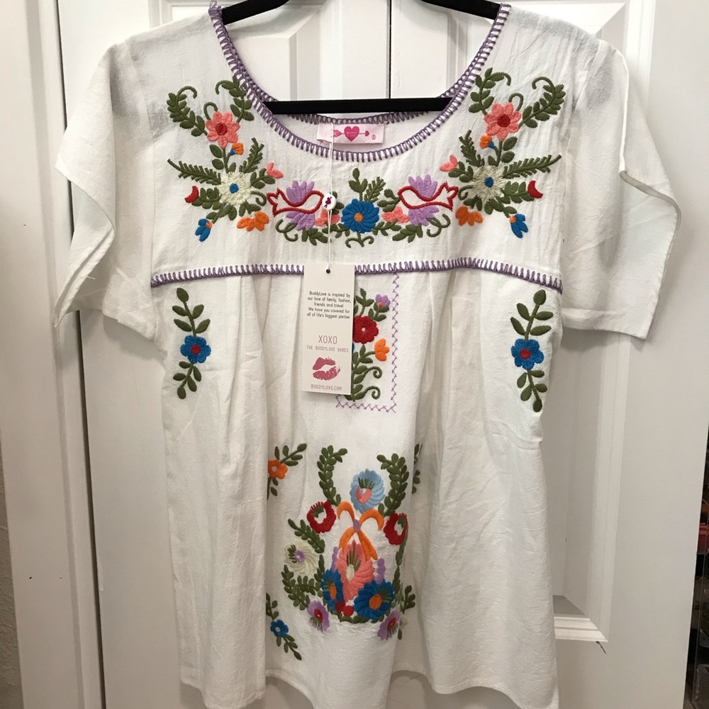BuddyLove Cuba Embroidered Top